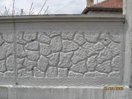 1,55 cm bahçe beton duvar